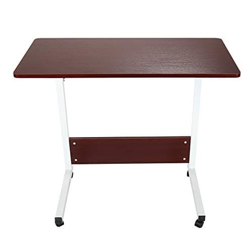 Ydida Multi-Function Book Small Desk Table Home Raised and Lowered Mobile Computer Desk 80cm50cm Red Computer Table Accessories Desk