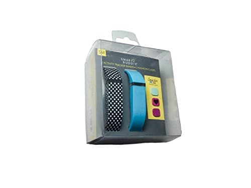 FitBit Flex 2 Pack Activity Tracker Bands &amp; 3 Pcs. Fashion Clasps-SMALL