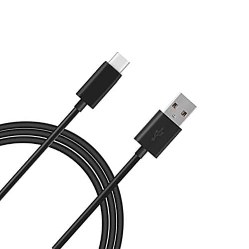 USB Type C Cable, Black Fast Charging USB Type C [USB-C] to Type A [USB-A] Cord - 10 Feet (3 Meters)