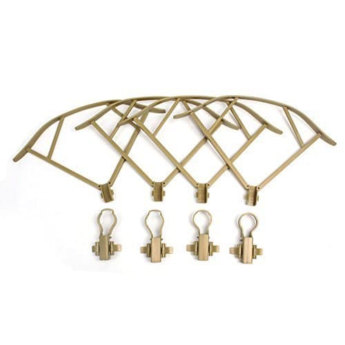 Flyer 4pcs Mavic Pro Propeller Guard Set,Quick Release Not Affect Obstacle Avoidance Prop Protectors Guard Bumpers for DJI Mavic Pro Drone Accessories-Gold