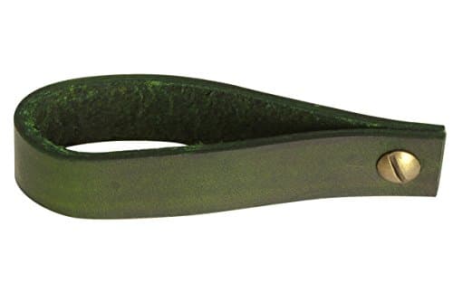 Leather Pipe Stand - Assorted Colors (Green)