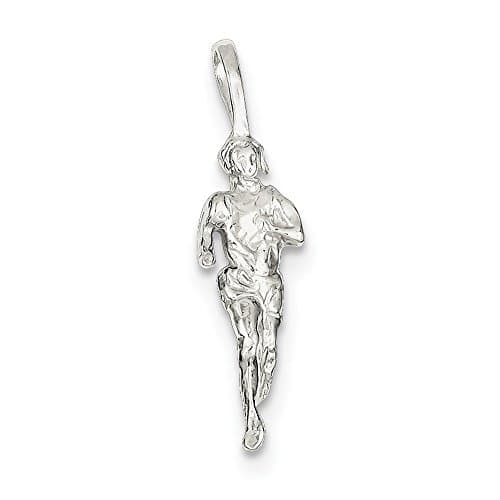 Sterling Silver Runner Pendant