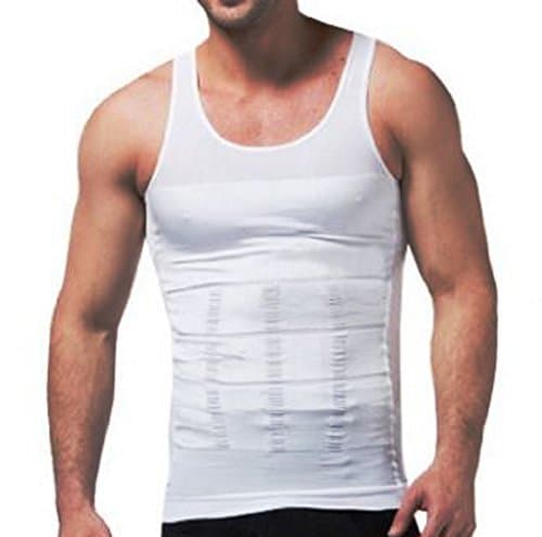 BodyShaper Slimming Compression Support Undershirt for Men (2 Pack)