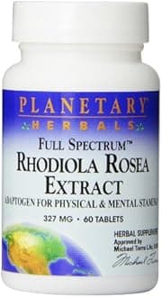 Planetary Formulas Full Spectrum Rhodiola Rosea Extract (327mg) 60 tabs