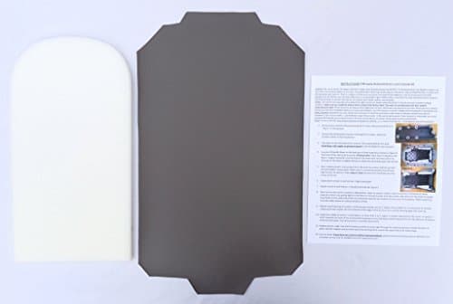 Ford Explorer Premium Padded Replacement armrest Console Cover - Medium Graphite Gray