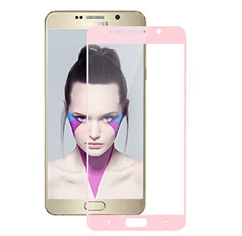 [Full Coverage] Note 5 Color Screen Protector, Aikice Premium Pink Glass Screen Protector for Samsung Galaxy Note 5 Anti-Scratch,Bubble Free,Anti-Fingerprints