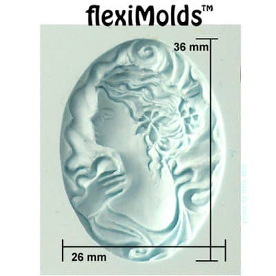 Fleximold Oval Cameo Mold