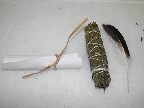 Smudge Stick Cedar with Feather