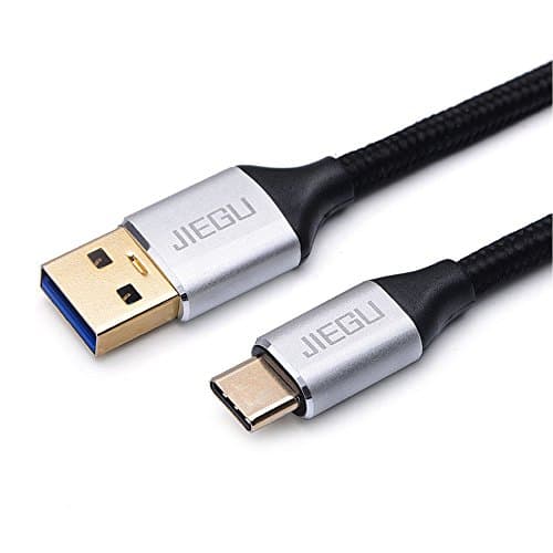 3.0 USB cable android (10ft) Quick Charge Cord, High Speed PowerLine USB Cables Durable Nylon Braided Cords USB 3.0 Sync Cable for Android LG G6 V20 Galaxy s8 Plus OnePlus by JIEGU