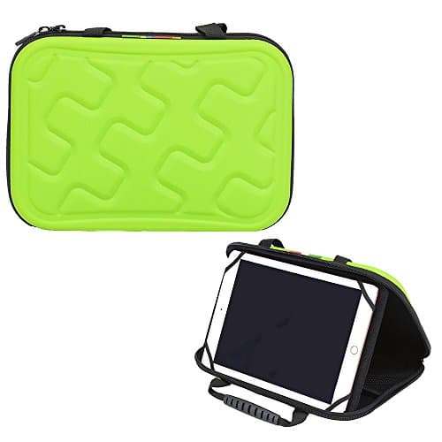 Casepax Rugged 10.6" Tablets Portable Case with Stand Function for iPad Computer PC Tablet eBook Readers, EVA83-10 - Green