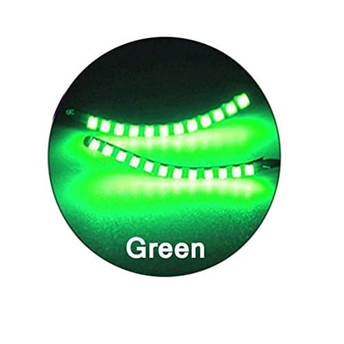 BOXMO LED Lashes Interactive Eyelashes Light,Shining Charming for Party,Bar,NightClub,Concerts,Birthday,Halloween,Christmas Ornament;Music Control Mode And Switch Mode (Green)