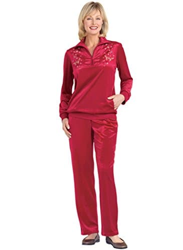 Velour Embroidered Pantset