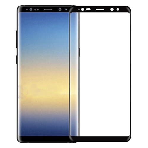 Galaxy Note 8 Screen Protector, Tempered Glass 3D [Case Friendly] Screen Protector for Samsung Galaxy Note 8, [Bubble Free] [Easy to Install] HD Clear Wet Screen Protector for Note 8 (Black)