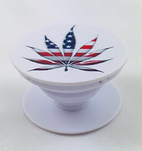 Multi-Function SmartPhone Holder and Mount with Expanding Stand Pop Grip Socket (MJ Leaf)