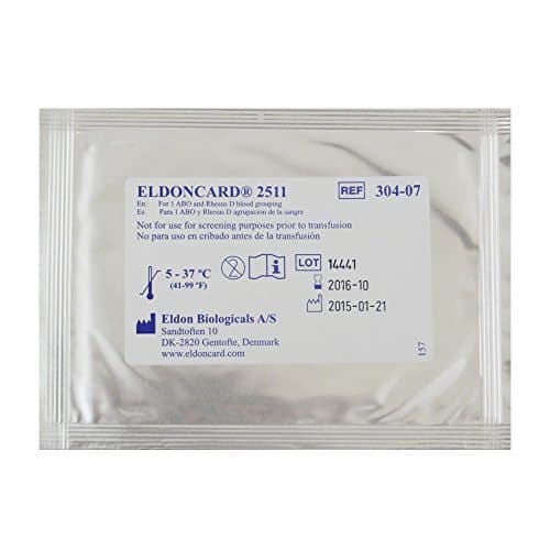 (3 Pack) Eldoncard Blood Type Test (Complete Kit) - Air Sealed Envelope, Safety Lancet, Micropipette, Cleansing Swab by EldonCard
