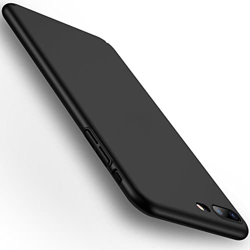 iPhone 7 Plus Case, Flyyu Ultral Thin Full Protective Slim Fit Shell Cover, Simple Stylish Matte Coating Gel Bumper Anti Scratch Hard Cover Case for Apple iphone 7 Plus - 5.5'' –Black