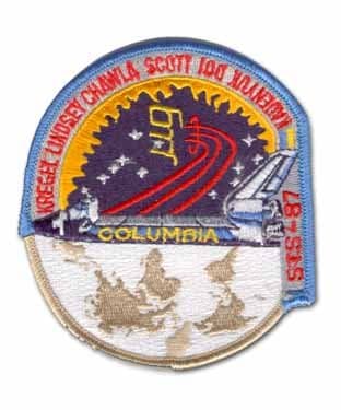 NASA STS-87 MISSION 4" PATCH