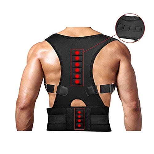 Adjustable Back Posture Corrector Magnetic Therapy Posture Corrector Shoulder Back Brace Support Belt