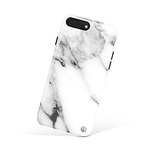 iPhone 8 Plus/iPhone 7 Plus case Marble, Akna Collection Flexible Silicon Cover for Both iPhone 7 Plus & 8 Plus [Himalaya Marble](836-U.S)