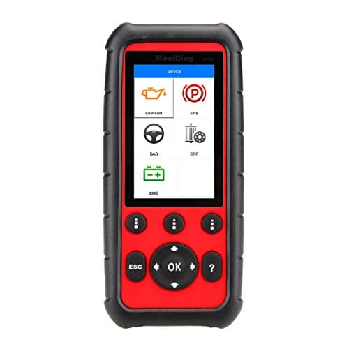 Autel Scanner MaxiDiag MD808 Vehicle Code Reader Professional Obd2 Scan Tool for Engine/Transmission/SRS /ABS /EPB/ Oil Reset/ DPF/SAS and BMS with Life-time Online Update
