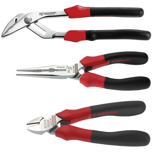 Advanced Facom 3 Piece Professional Plier Set [Multi Set] --