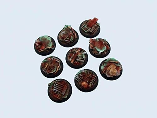 Micro Art Studio 30mm WRound Scrapyard Bases (2)