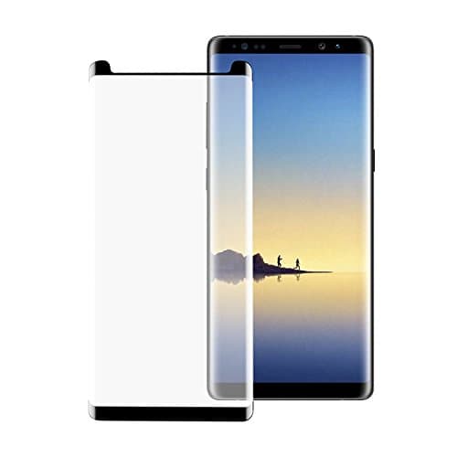 Galaxy Note 8 Screen Protector, Irady Full Coverage Anti-Scratch HD Clear 3D Curved Tempered Glass Screen Protector for Samsung Galaxy Note 8 [Black]