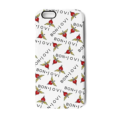 Punk iPhone 7 Plus case Custom Shock Absorbent iPhone 8 Plus case Bon-Jovi-Live- iPhone 7/8 Plus Skin Skid-Proof Covers