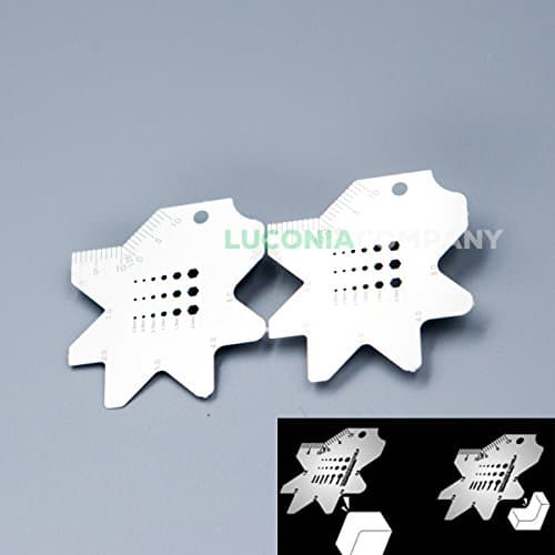 2x Precision Model Scraper Carving Smoothing Surfacing Dedicated Chamfering Tools Quarter-Round Corner Edges with Nuts Maker Gundam