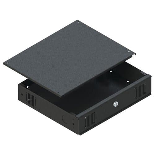 Mobile/Rackmount DVR Lockbox, Small, Black