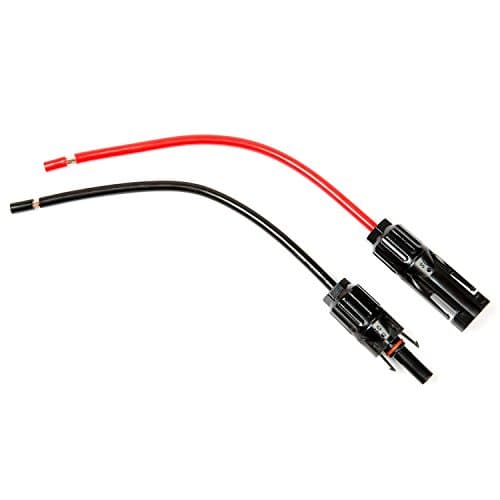 Grape Solar 6 in. MC4 to Bare Conversion Cable Set - (Original from manufacturer - Bulk Discount available)