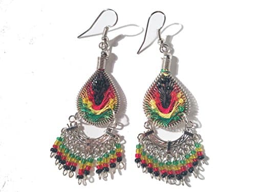 Rasta Bead Earrings