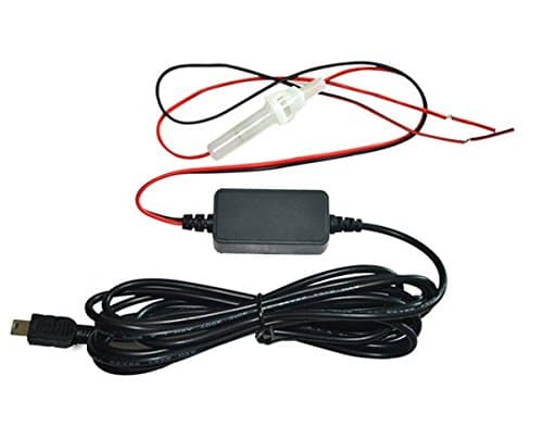 Dash Camera Hard Wire Kit, Mini USB Direct Hardwire Car Charger Cable Kit Charging Buck Cable For Dash Camera, GPS, Camcorder And Vehicle DVR