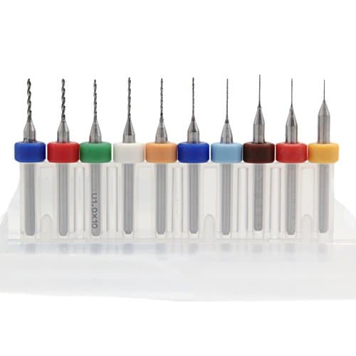 SBDX Drill Bits for 3D Printer Nozzle Cleaning Kit Pack of 10PCS 0.3-1.2mm