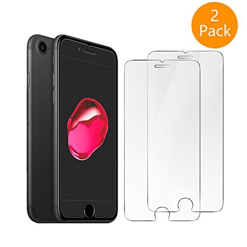 iPhone 6s Plus Screen Protector, GameWood iPhone 7 Plus Tempered Ballistic Glass Screen Protector [Not Full Covered] Work with iPhone 6 plus iPhone 6s plus(2-Pack)