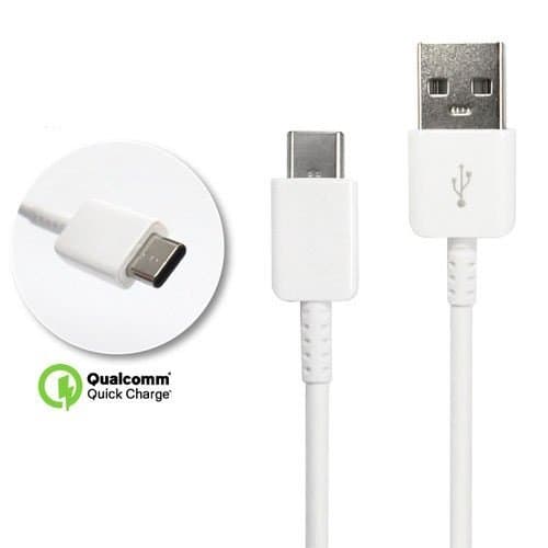 Authentic Pro 7 Plus USB to Type-C Charging and Transfer Cable. (White / 3.3Ft)