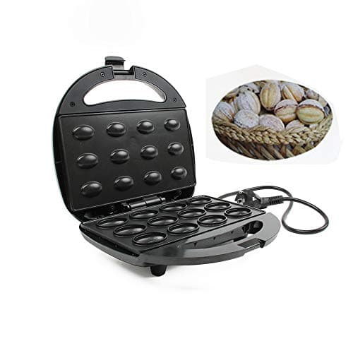 EFIGW Toaster Electric Walnut Cake Maker Automatic Mini Nut Waffle Bread Machine Sandwich Iron Toaster Baking Breakfast Pan Oven