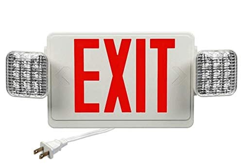 Carpenter LightingPlug In Exit Sign Combo