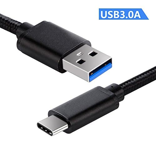 USB Type C Cable, HungMeo USB C Cable 6.6FT Nylon Braided Long Cord USB Type A to C Fast Charger for Macbook, LG G6 V20 G5,Google Pixel, Nexus 6P 5X, Nintendo Switch, Samsung Galaxy S8