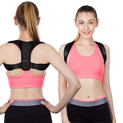 HEYANG Posture Corrector, Aisprt Adjustable Back Posture Support Brace for Men and Women, Upper Back Brace Correction for Your Upper Back, Neck and Shoulder Pain Relief