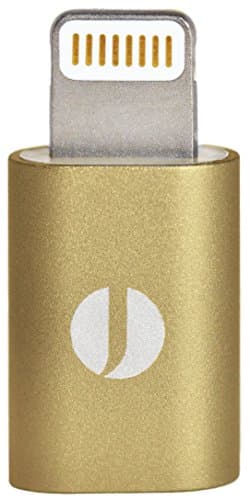 Modular USB Transfer Cable - Link Any Two Devices for Charging & Data Transfer (Lightning Adapter Gold)