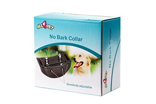 All4pet DC-E50 [2016 Version] No Bark Training Electric Shock Control collar Two Training Modes 7 Levels of Sensitivity Adjustment