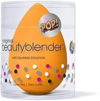 beautyblenderPop Beauty Blender Makeup Sponge, Super-Soft Foam Easily Blends Foundations, Powders & Creams, Made in USA, Reusable, Washable, Streak Free Application, Vegan, Cruelty Free