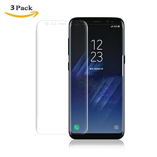Galaxy S8Plus Screen Protector, Ruiooy Full Screen Coverage 3D TPU Screen Protector Film for Samsung Galaxy S8Plus(3 Pack)