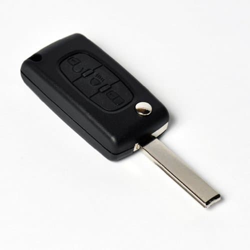 21/018 (* * * Bip Key 3 Buttons Remote Control Button Key Shell Case for Peut 207 307 407 607/807 with Fluted CE0523 * * *