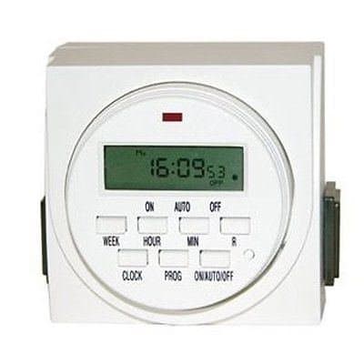Digital Electric Light on Off Timer Dual Outlet Switch