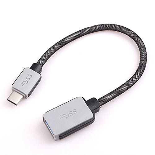 Type C to USB 3.0 OTG Host Data Cable - Housailei (0.66 ft/0.2m) Fishnet Coated USB 3.1 Type C to USB 3.0 Type A Adapter Charger Sync Cable for Type-C Devices