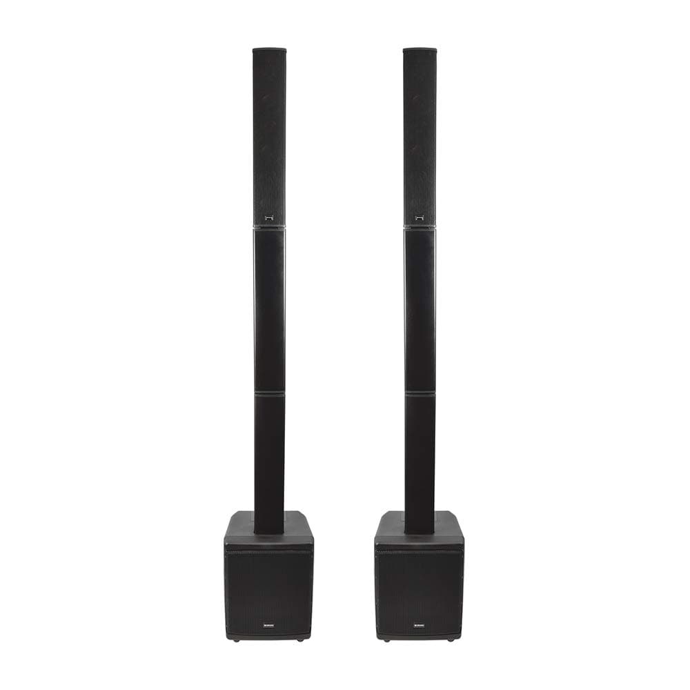 2x Citronic Neolith Portable Column Array Battery Powered Bluetooth Speaker PA