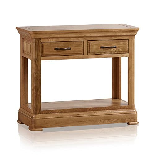 Canterbury Natural Solid Oak Console Table