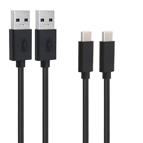 USB C Cable,Parallel World USB C to USB3-3.3 Ft Fast Charger with Reversible Type C Connector for LG G5 V20,Nexus 6P 5X,MacBook 12",Google Pixel XL,OnePlus 2,Type C USB Devices(2pcs)